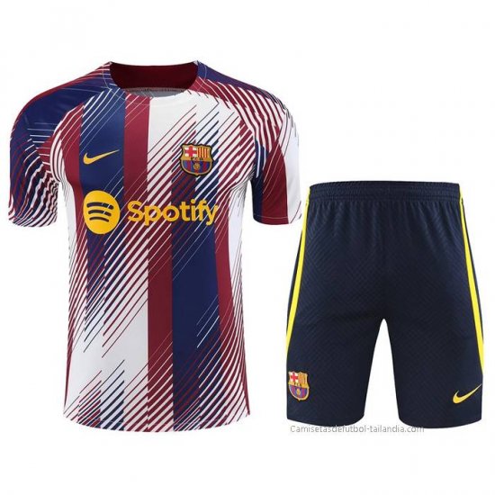 Chandal del Barcelona Manga Corta 2023 Azul y Rojo - Pantalon Corto - Haga un click en la imagen para cerrar