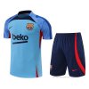 Chandal del Barcelona Manga Corta 2022-2023 Azul - Pantalon Corto Chandal del Barcelona Manga Corta 2022-2023 Azul - Pantalon Corto