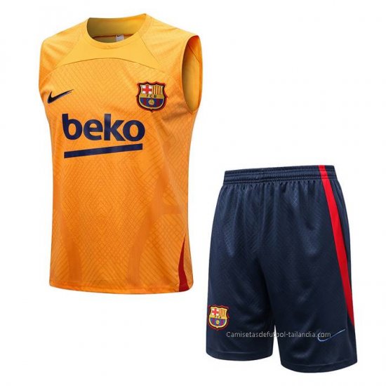 Chandal del Barcelona Sin Mangas 2022-2023 Naranja - Haga un click en la imagen para cerrar