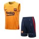 Chandal del Barcelona Sin Mangas 2022-2023 Naranja