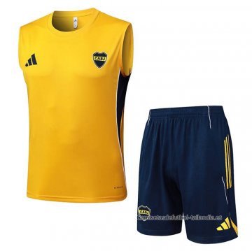 Chandal del Boca Juniors Sin Mangas 2025-2026 Amarillo Chandal del Boca Juniors Sin Mangas 2025-2026 Amarillo