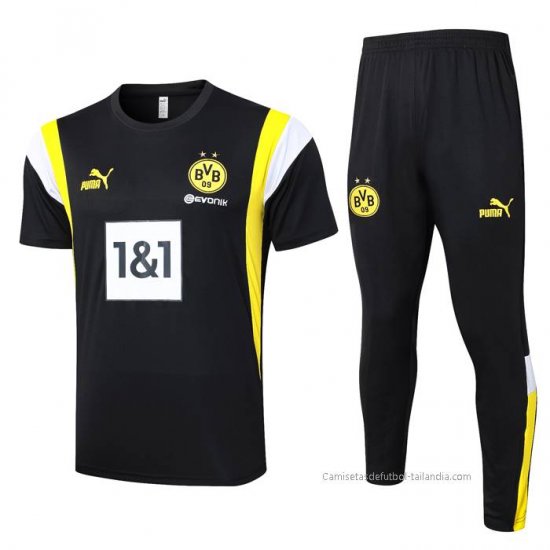 Chandal del Borussia Dortmund Manga Corta 2023-2024 Negro - Haga un click en la imagen para cerrar