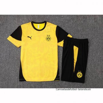 Chandal del Borussia Dortmund Manga Corta 2025-2026 Amarillo - Pantalon Corto