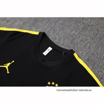 Chandal del Brasil Manga Corta 2026-2027 Negro - Pantalon Corto