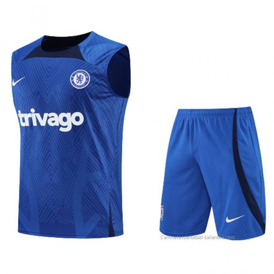 Chandal del Chelsea Sin Mangas 2022 Azul - Haga un click en la imagen para cerrar