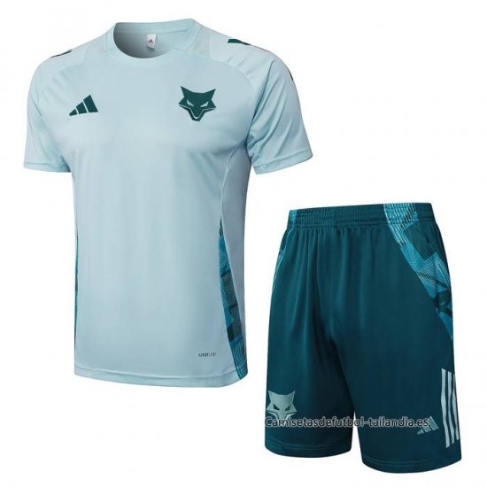 Chandal del Cruzeiro Manga Corta 2024-2025 Verde Pantalon Corto - Haga un click en la imagen para cerrar