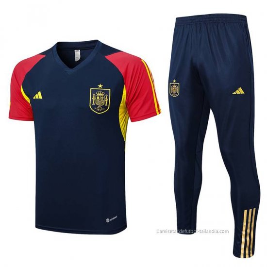 Chandal del Espana Manga Corta 2023-2024 Azul - Haga un click en la imagen para cerrar