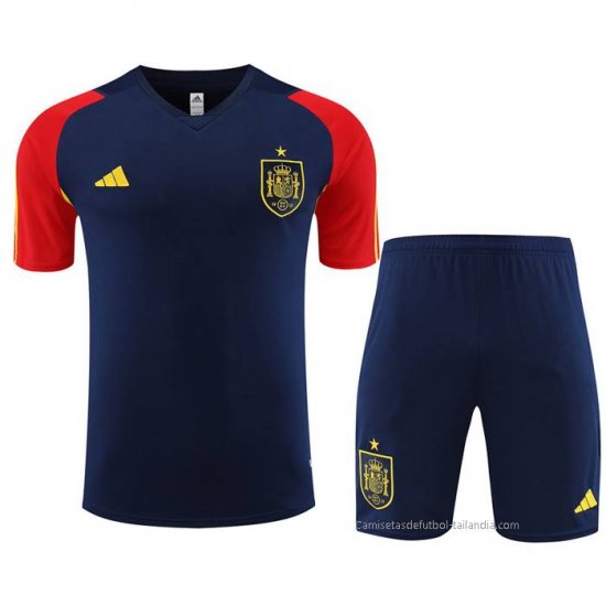 Chandal del Espana Manga Corta 2023-2024 Azul - Pantalon Corto - Haga un click en la imagen para cerrar