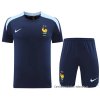 Chandal del Francia Manga Corta 2024-2025 Azul - Pantalon Corto Chandal del Francia Manga Corta 2024-2025 Azul - Pantalon Corto