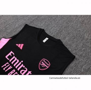 Chandal del Inter Miami Sin Mangas 2025-2026 Negro Rosa
