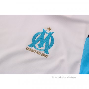 Chandal del Olympique Marsella Manga Corta 2021-2022 Blanco