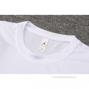 Chandal del Paris Saint-Germain Jordan Manga Corta 2021-2022 Blanco