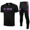 Chandal del Paris Saint-Germain Jordan Manga Corta 2021-2022 Negro Chandal del Paris Saint-Germain Jordan Manga Corta 2021-2022 Negro