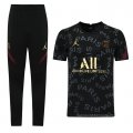 Chandal del Paris Saint-Germain Jordan Manga Corta 2021 Negro