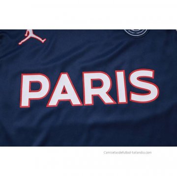 Chandal del Paris Saint-Germain Jordan Sin Mangas 2023-2024 Azul
