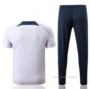 Chandal del Paris Saint-Germain Manga Corta 2022-2023 Blanco