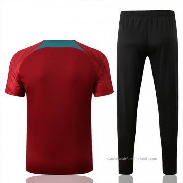 Chandal del Portugal Manga Corta 2022-2023 Rojo