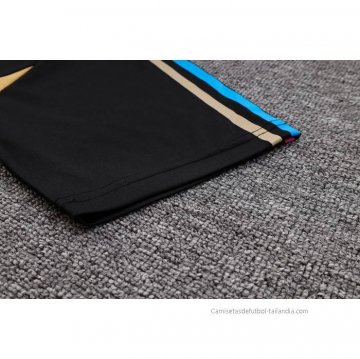 Chandal del Real Madrid Manga Corta 2023-2024 Negro - Pantalon Corto