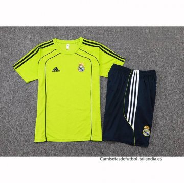 Chandal del Real Madrid Manga Corta 2025-2026 Verde - Pantalon Corto