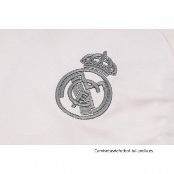 Chandal del Real Madrid Manga Corta 2024-2025 Rosa Claro - Pantalon Corto