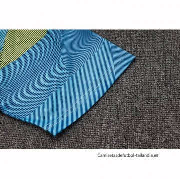 Chandal del Real Madrid Manga Corta 2025-2026 Azul Verde - Pantalon Corto