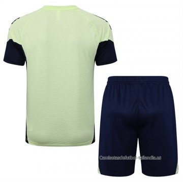 Chandal del Real Madrid Manga Corta 2025-2026 Verde - Pantalon Corto