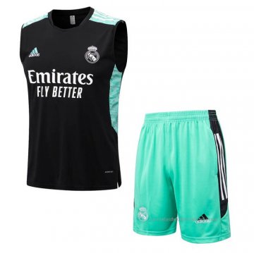 Chandal del Real Madrid Sin Mangas 2022-2023 Negro Chandal del Real Madrid Sin Mangas 2022-2023 Negro