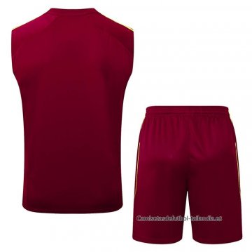Chandal del Roma Sin Mangas 2025-2026 Rojo