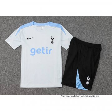 Chandal del Tottenham Hotspur Manga Corta 2024-2025 Gris - Pantalon Corto