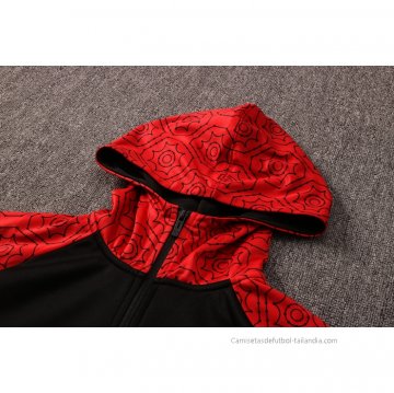 Chaqueta con Capucha del AC Milan 2021 Negro