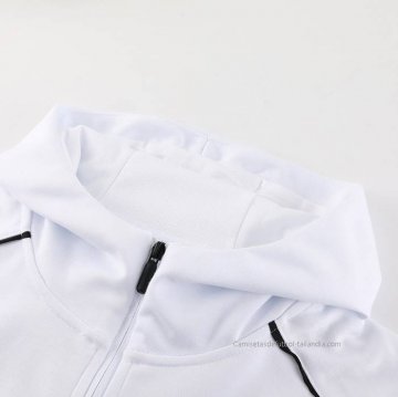 Chaqueta con Capucha del Napoli 2023-2024 Blanco
