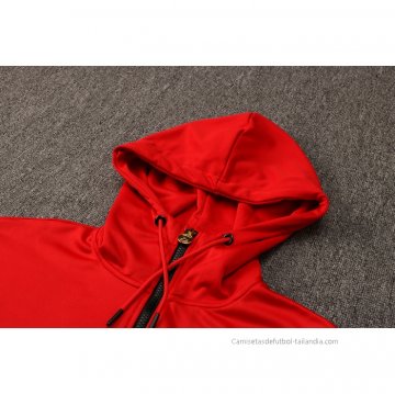 Chaqueta con Capucha del Paris Saint-Germain 2021-2022 Rojo