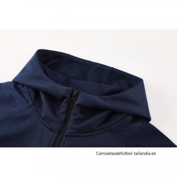 Chaqueta con Capucha del Paris Saint-Germain 2024-2025 Azul