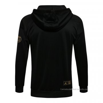 Chaqueta con Capucha del Paris Saint-Germain Jordan 2021-2022 Negro
