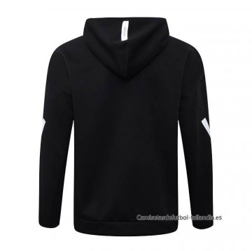 Chaqueta con Capucha del Real Madrid 2025-2026 Negro