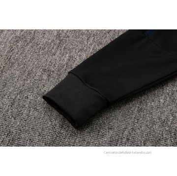 Chaqueta con Capucha del Real Madrid 2021-2022 Negro y Azul