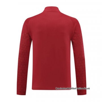 Chaqueta del AC Milan 2023-2024 Rojo Oscuro