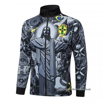 Chaqueta del Brasil Jesus 2024-2025 Negro Chaqueta del Brasil Jesus 2024-2025 Negro