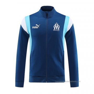 Chaqueta del Olympique Marsella 2023-2024 Azul Chaqueta del Olympique Marsella 2023-2024 Azul