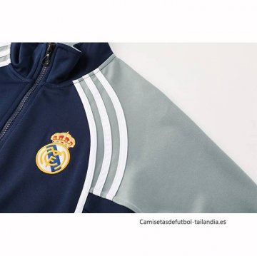 Chaqueta del Real Madrid 2025-2026 Negro Gris
