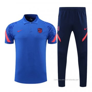 Conjunto Polo del Atletico Madrid 2022-2023 Azul Conjunto Polo del Atletico Madrid 2022-2023 Azul