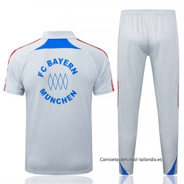 Conjunto Polo del Bayern Munich 2025-2026 Gris