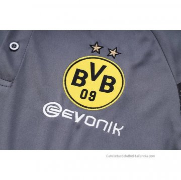 Conjunto Polo del Borussia Dortmund 2023-2024 Gris