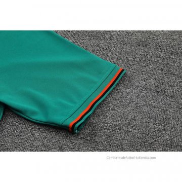 Conjunto Polo del Chelsea 2022-2023 Verde y Naranja