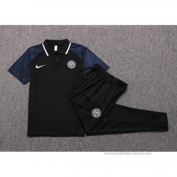 Conjunto Polo del Inter Milan 2022-2023 Negro