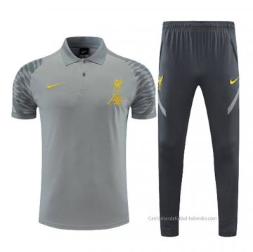 Conjunto Polo del Liverpool 2022-2023 Gris Conjunto Polo del Liverpool 2022-2023 Gris