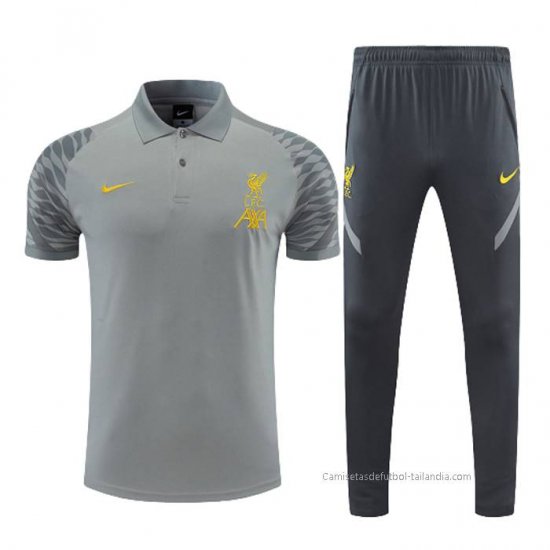 Conjunto Polo del Liverpool 2022-2023 Gris - Haga un click en la imagen para cerrar