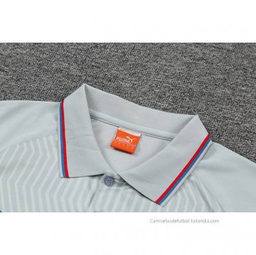 Conjunto Polo del Manchester City 2022-2023 Gris