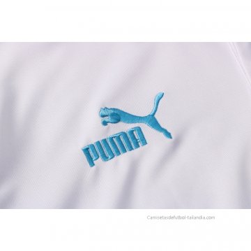 Conjunto Polo del Olympique Marsella 2021-2022 Blanco