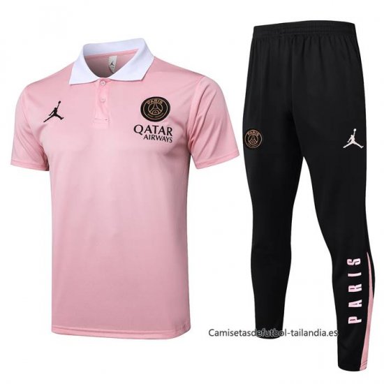 Conjunto Polo del Paris Saint-Germain Jordan 2024-2025 Rosa - Haga un click en la imagen para cerrar